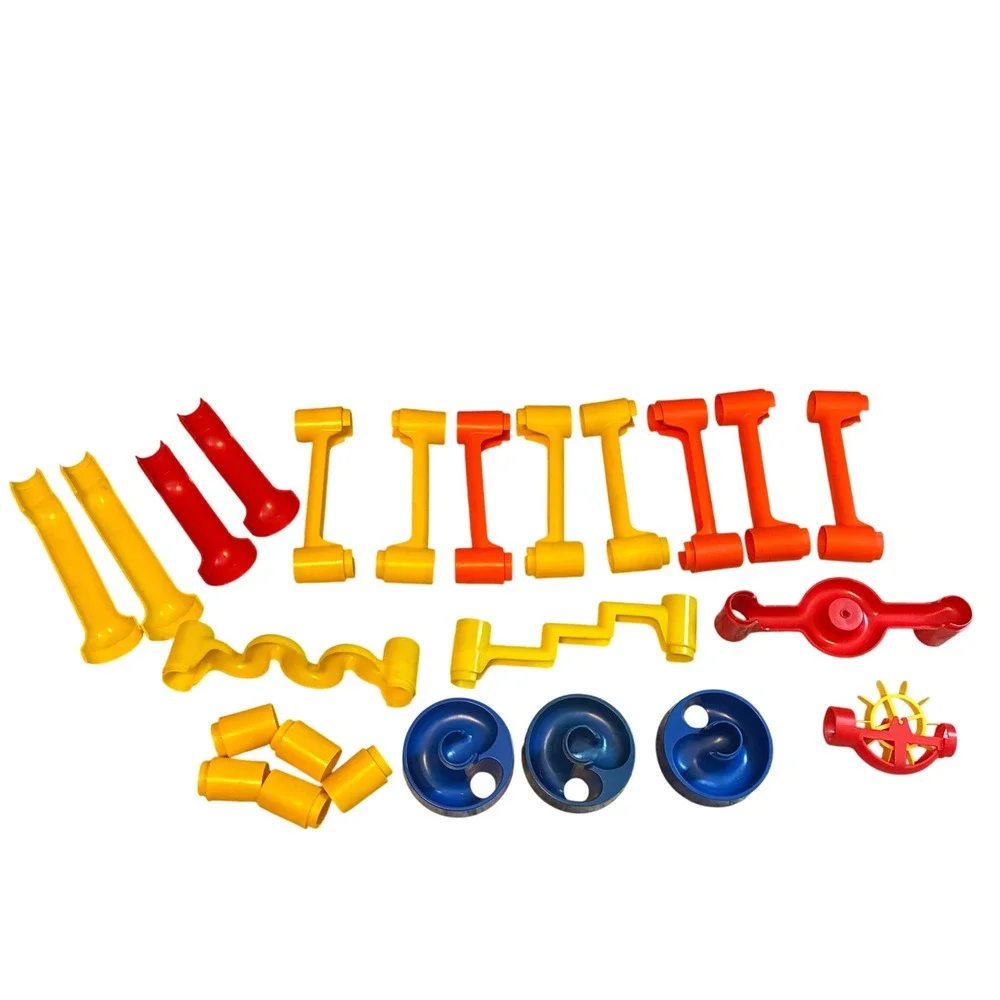 Vintage Marble Run Replacement Parts Lot Made in England 22pc